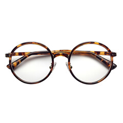Tortoise shell round glasses stylish eyewear fashion accessory
