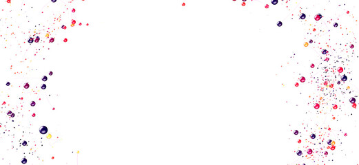 Abstract background with colorful spheres and connections, perfect for presentations or websites.