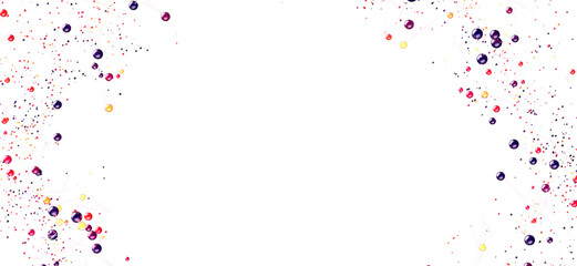 Abstract background with colorful spheres and connections. Perfect for tech, science, or network concepts.