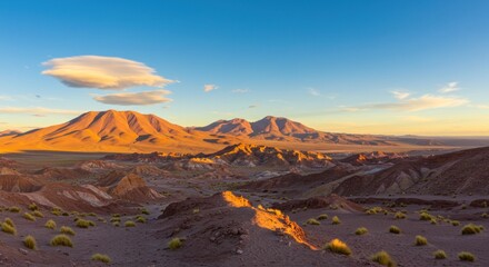 Desert Mountain Landscape Photo