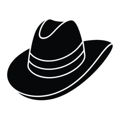 cowboy hat isolated on white