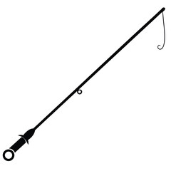 fishing hook isolated on white