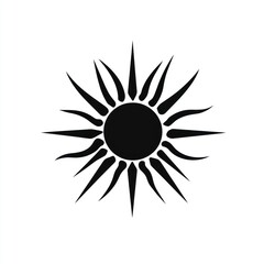 Naklejka premium Sunburst Icon