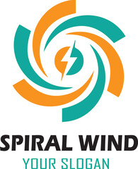Obraz premium spiral wind, logo