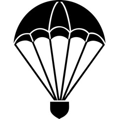 Creative details Parashoot icon vector illustration 