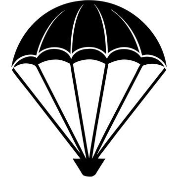 Creative details Parashoot icon vector illustration 