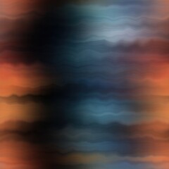 Earth strata blurry seamless pattern. Grunge ombre melange wallpaper for tie dye earthy abstract endless background. 