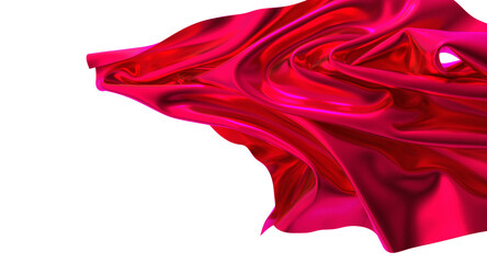 A luxurious flowing piece of burnt orange satin fabric It s ready to reveal something special