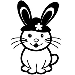 vector illustration of a bunny