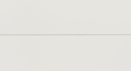 Minimalist Plain White Surface with Subtle Dividing Line for Clean Background