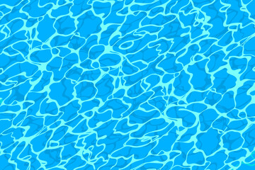 vector summer cartoon illustration of sea water