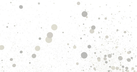 White Splashes on Black Background