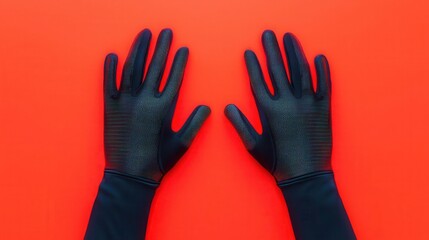 Fashionable etextile gloves with touchscreen sensitivity, modern wearable tech