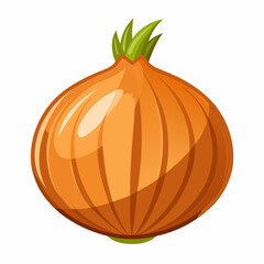 Onion isolated on white background 