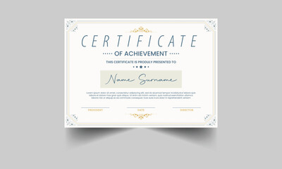 Certificate  Template Design