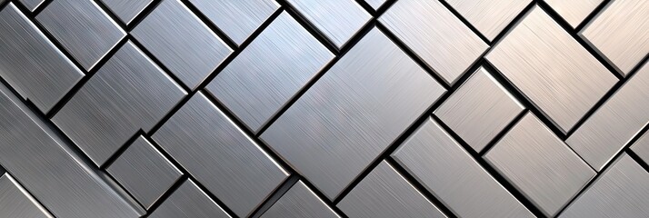 titanium geometric background -