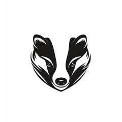 Fototapeta premium Badger Head Logo