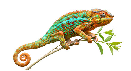 Obraz premium Iguana isolated on transparent background