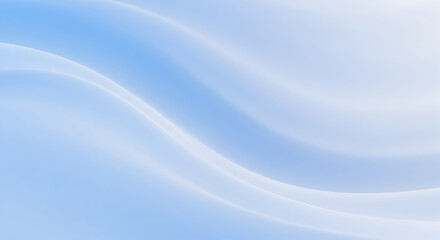 Fototapeta premium Delicate Soft Blue Waves Creating an Elegant Artistic Visual