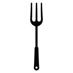 Isolated Black Vector Musician using Element tuning fork With White Background