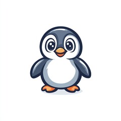 Fototapeta premium Cute Penguin Cartoon