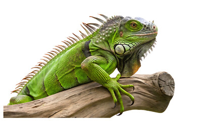 Obraz premium Iguana isolated on transparent background