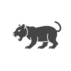 Obraz premium Survival Risk Icon Wild Animal Attack Symbolizing Wildlife Related Accidents in Nature