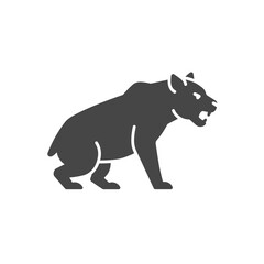 Obraz premium Wildlife Related Accident Symbol Wild Animal Attack Representing Survival Risks