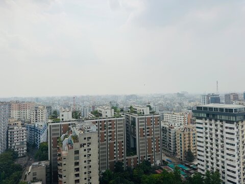 Bangladesh town skyview