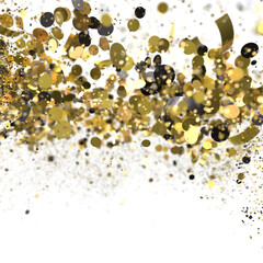 Golden Glitter Explosion