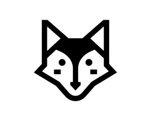 Fox head logo design