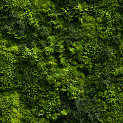 a texture image of fine green moss