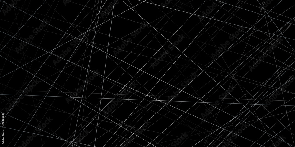 Poster design geometric tile grey on black background with triangle shape. geometric dark material backgrou