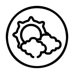weather app Line Icon