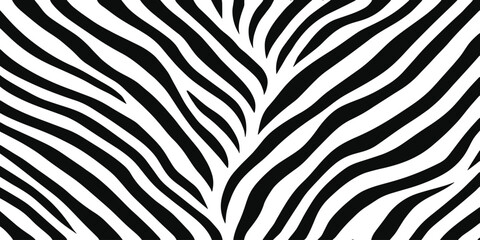 Obraz premium Zebra stripes dance in black and white a wild rhythm of natures artistry