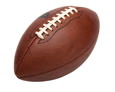 american football ball isolated on white background, PNG