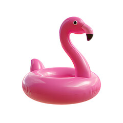 Pink Flamingo Inflatable Pool Float Ring Summer Beach Fun