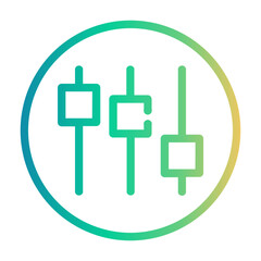 setting Line Gradient Icon