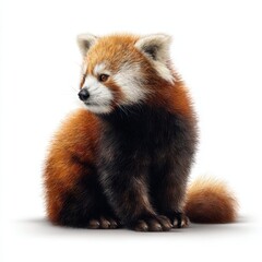 Fototapeta premium Panda isolated on white background