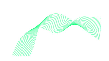 Abstract wave element for design. Digital frequency track equalizer. Stylized line art background