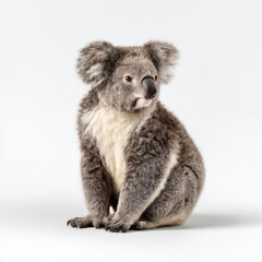 Naklejka premium koala on a branch