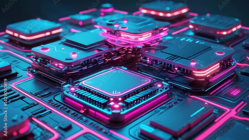 Poster utilizing microchips to improve mobile phone performance