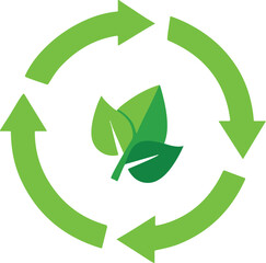 green recycle symbol