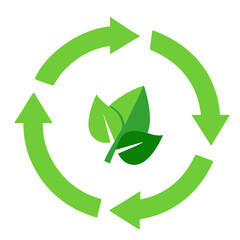 green recycle symbol