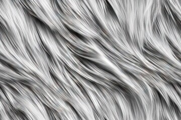 gray fur repeatable seamless tile pattern