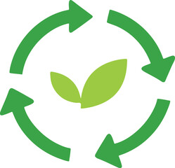 green recycle symbol
