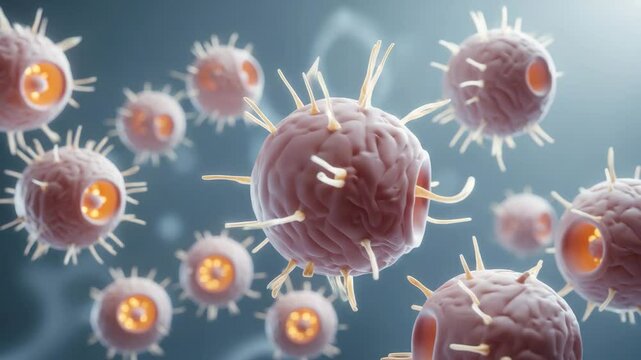 Isolated illustration of chylomicron particles in medical science and chemistry