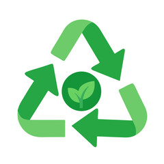green recycle symbol