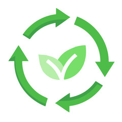 green recycle symbol