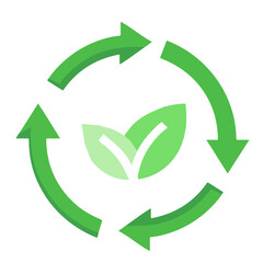 green recycle symbol